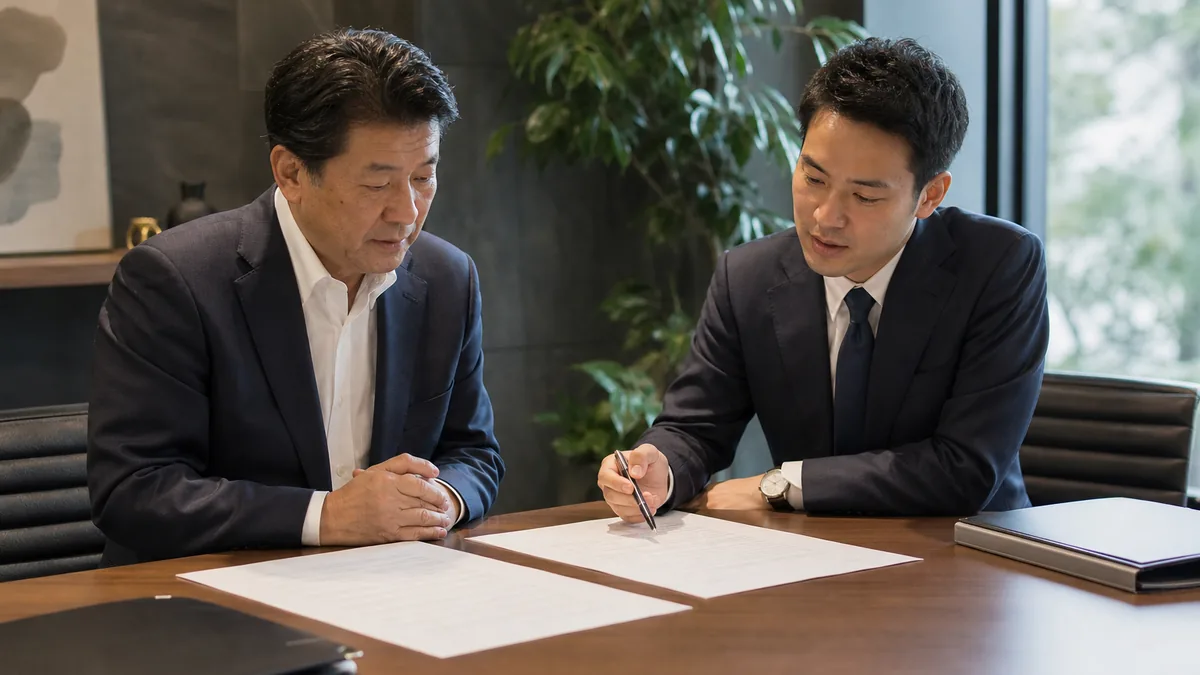 秘密保持契約と基本合意書｜売り手が署名前に確認する条項について、契約・財務・業務資料を確認する経営者と担当者